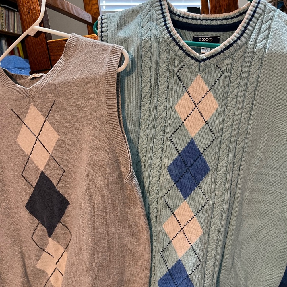 IZOD/ Crazy 8 Boys  Sweater Vest - Blue and Gray
